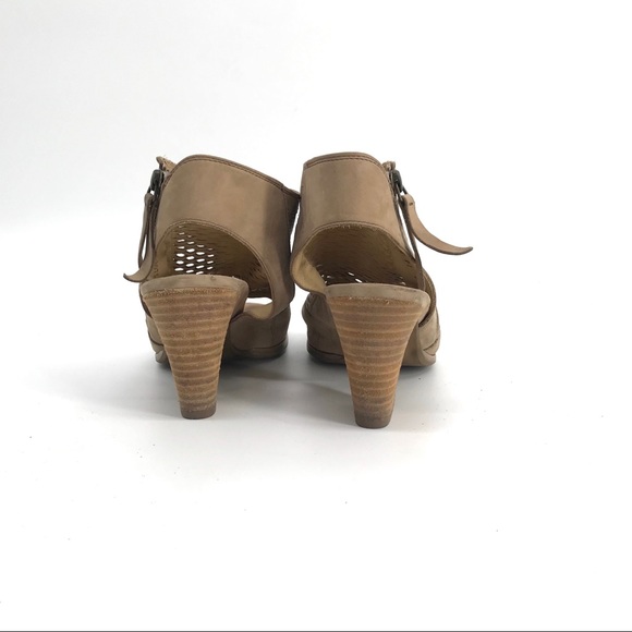 Paul Green Nude willow peep toe ankle booties - Picture 5 of 10